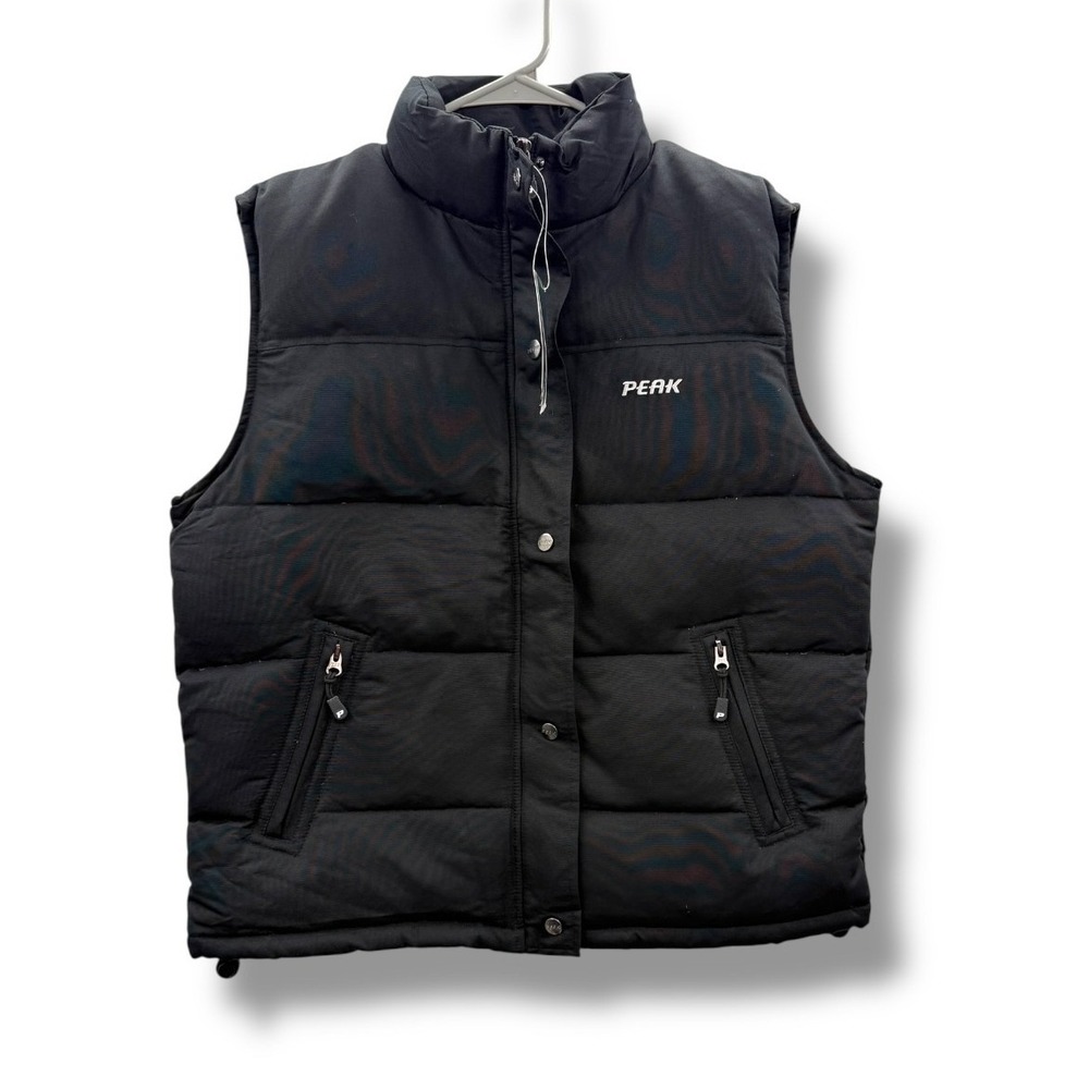Peak Performance NWT Puffer Vest Men's XXL‎ Black Winter Outdoor Zip